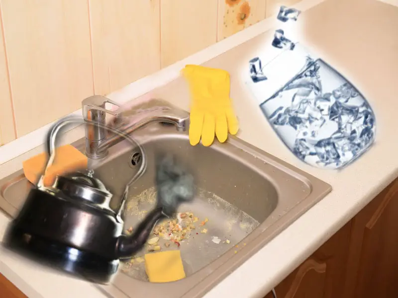 Run Cold Water in a Garbage Disposal