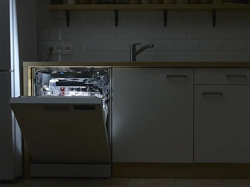 Is it safe to leave the dishwasher on when not home