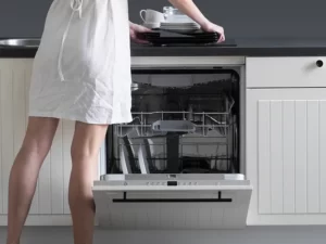 How high should the dishwasher outlet be
