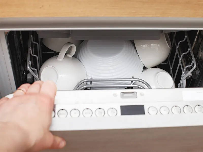 How do I reset my Miele, Kitchenaid, LG, bosch, whirlpool, and GE dishwasher