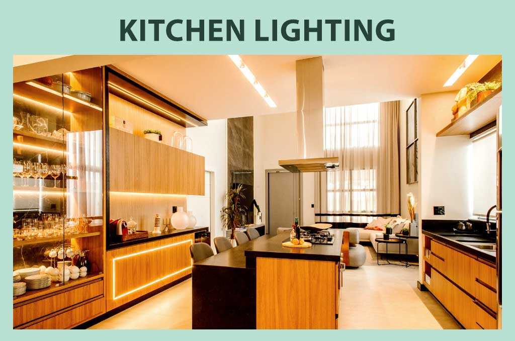 Lighting is a very important factor in the kitchen