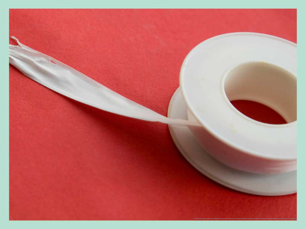 White color Teflon tape