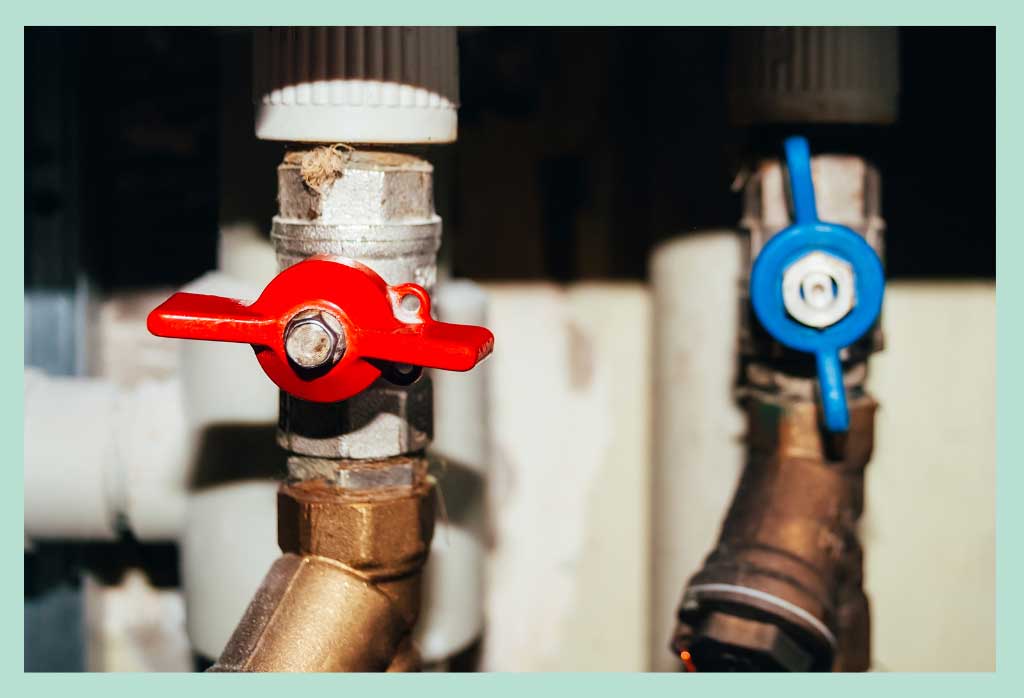 Water supply valve use to connect the dishwasher inlet to the main water supply